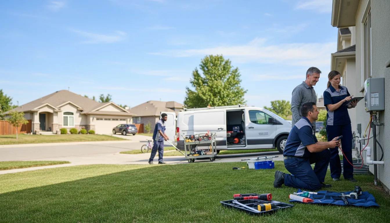Tankless water heater service in Donnelsville, OH